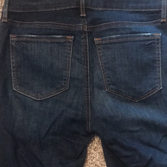 Loft Modern Skinny jeans. Dark blue denim. Size 4P. - Picture 3 of 6